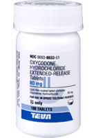 photo - generic oxycodone bottle